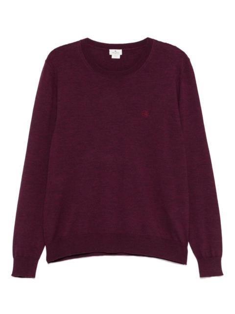 Pegaso-embroidered jumper