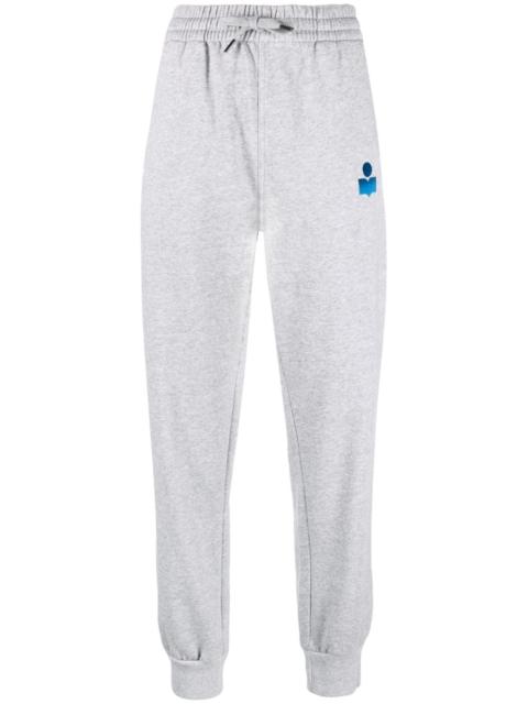 logo-patch track pants