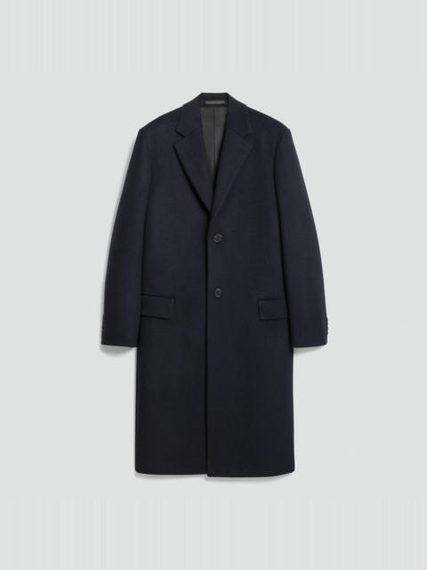 Two-Button Coat in Plush Melton