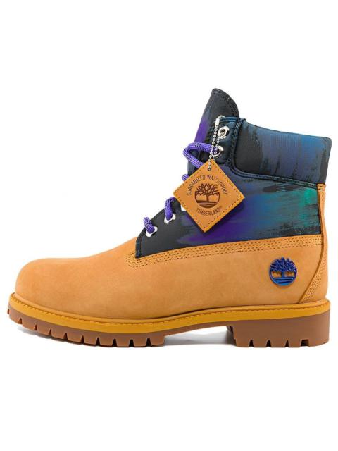 Timberland Heritage 6 Inch Waterproof Boot 'Wheat Nubuck with Print' A2M5V