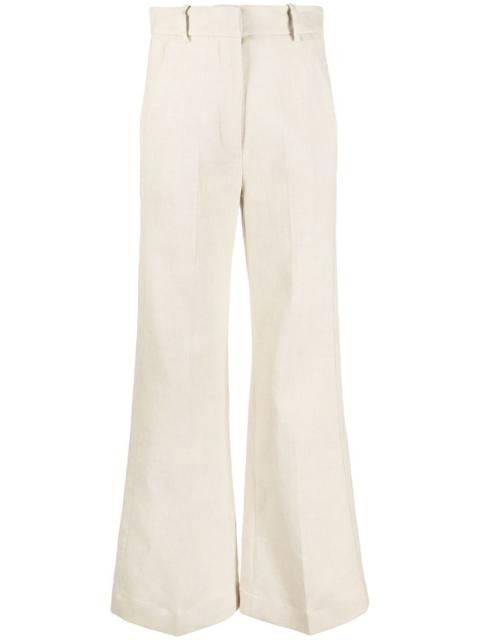 straight-leg cut trousers