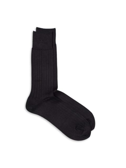 Anonymous Ism Supima Dress Socks Black