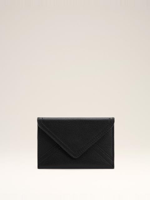 BLACK SMOOTH LEATHER ETIENNE ENVELOPE CARD HOLDER