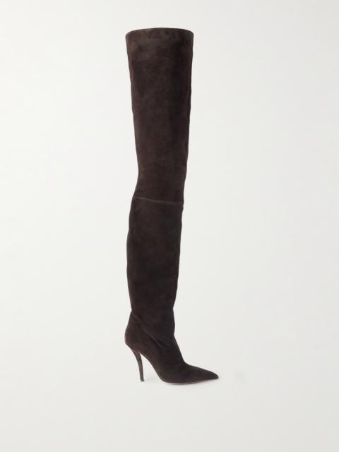 Jessica Suede Over-the-knee Boots