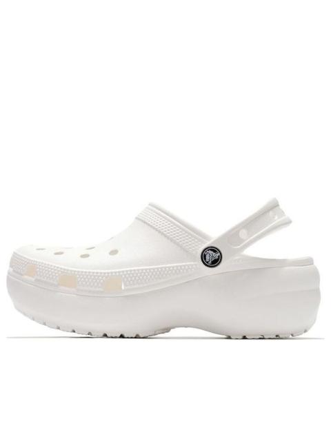 (WMNS) Crocs Classic Clog clouds Retro Beach Shoe White 206750-100