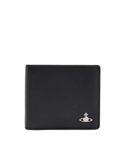 embossed logo wallet