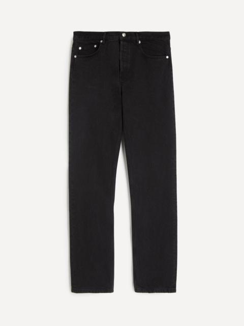 New Straight Jeans in Noir Delave