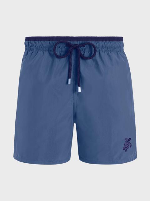 Men Swim Trunks Bicolor