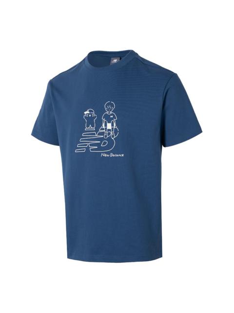 New Balance x Noritake Graphic T-Shirt ' Navy' AMT42337-NYY