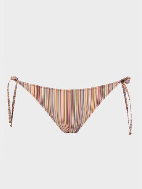 'Signature Stripe' Bikini Bottoms