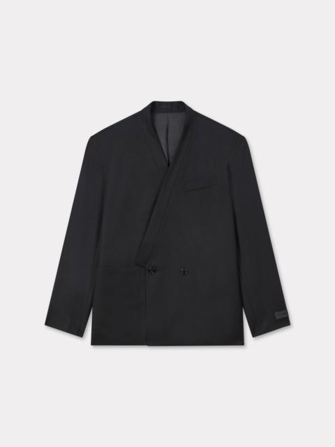 'KENZO Weave' kimono tailored jacket in wool jacquard
