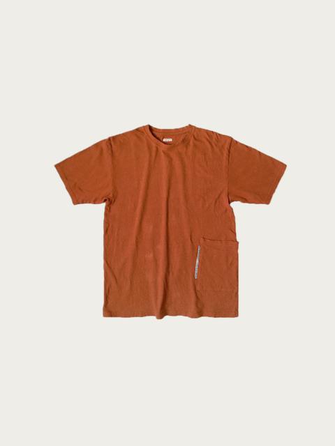 Gauze Jersey BISCUIT Pocket T - Brown