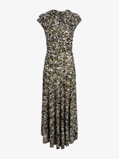 Tamara Dress in Printed Matte Jersey