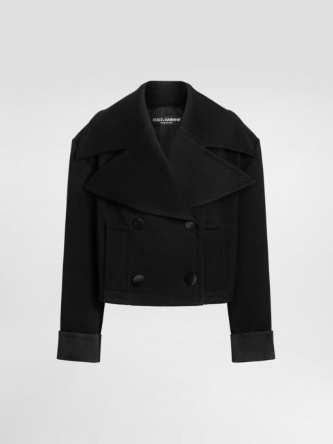 Double-breasted wool jacket
