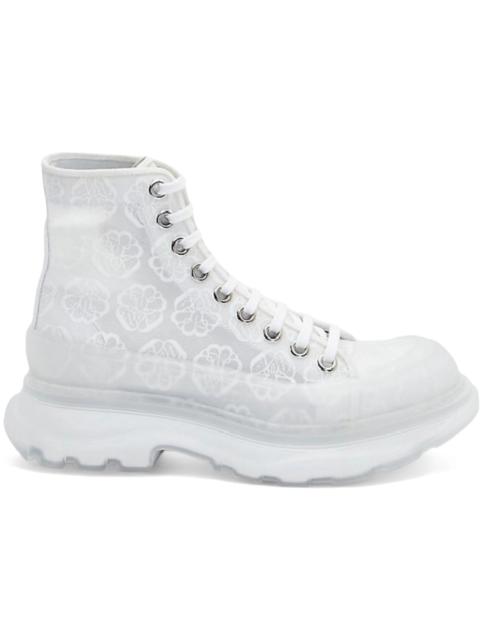 Alexander McQueen Tread Slick Boot White Transparent (Women's)