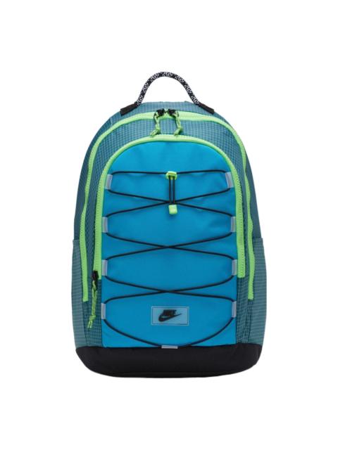 Nike Hayward 2.0 Large Capacity Drawstring schoolbag backpack Unisex Green / Blue CV1412-393