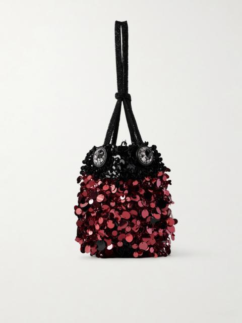 Ladybird Sequined Satin Mini Bag