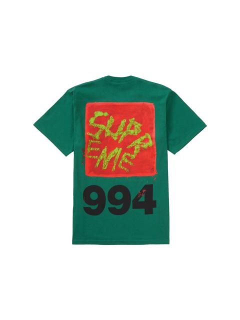 Supreme Paint Tee Green