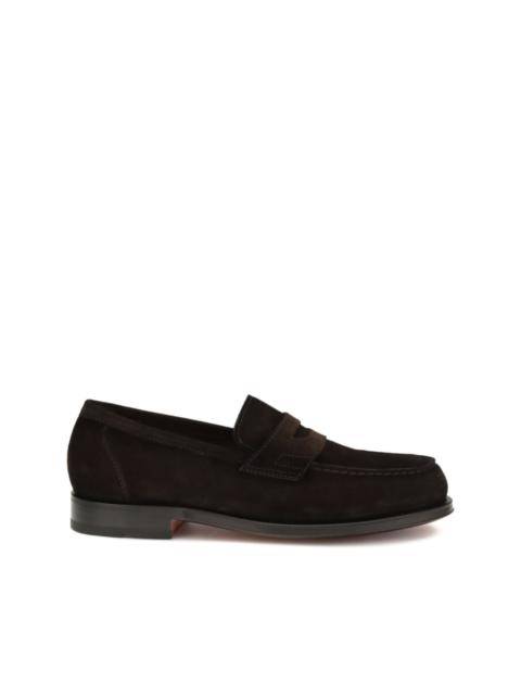 suede loafers