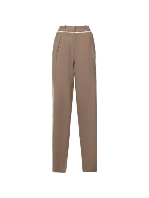 Pantaloni tonal belt tailored trousers