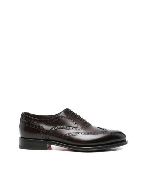 leather brogue oxford shoes