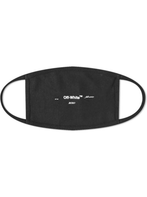 OFF-WHITE Logo Face Mask (FW20) Black/White