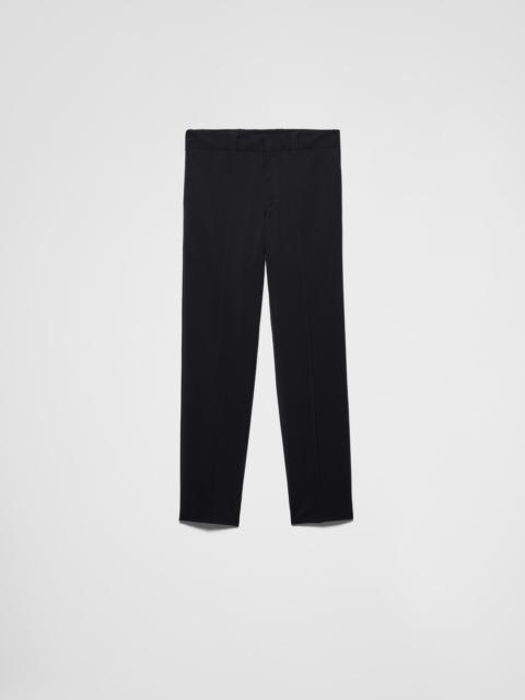 Wool blend pants