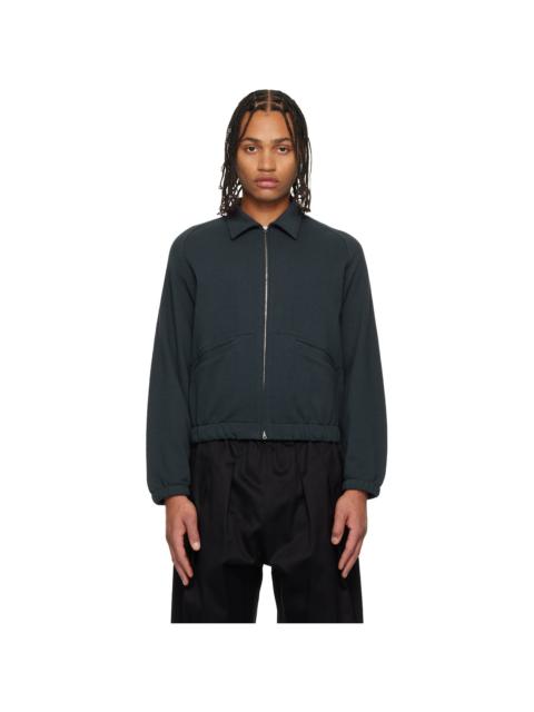 Black Textured Coach Jacket