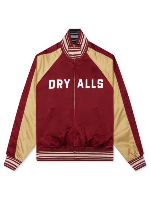 REVERSIBLE SATIN JACKET - BURGUNDY