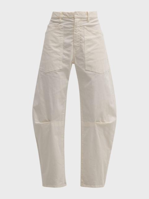 Shon Mid-Rise Cropped Pants