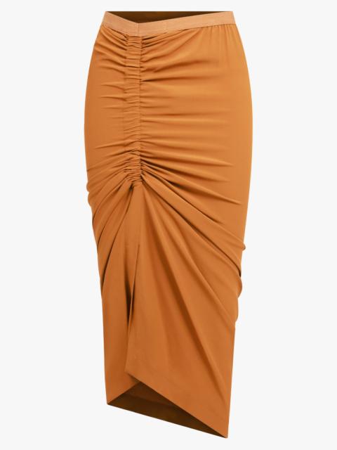 SHRIMP MIDI SKIRT | CLAY