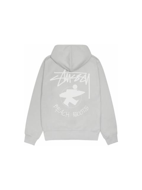 Stussy Beach Roots Zip Hoodie Fog