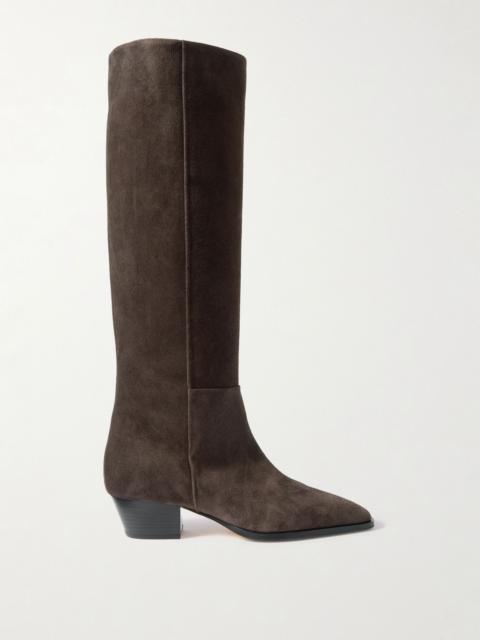Medea suede knee boots Dark brown