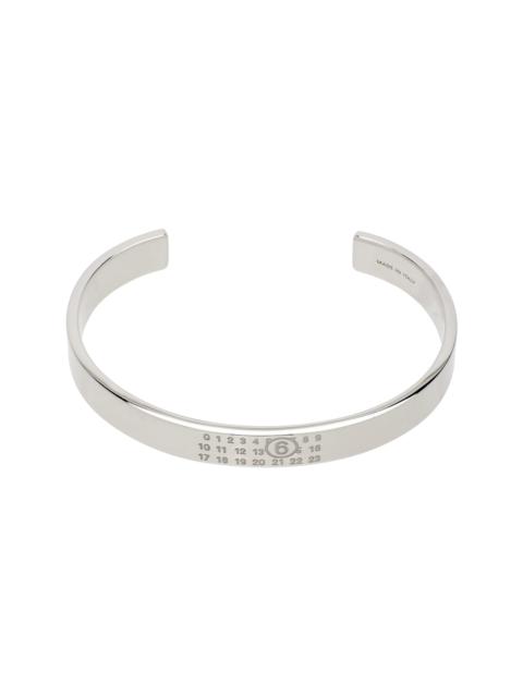 Silver Minimal Logo Bracelet