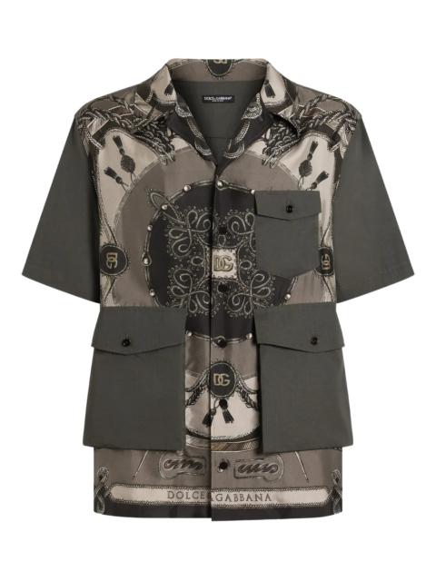 Dolce & Gabbana Pocket Patterned Shirt