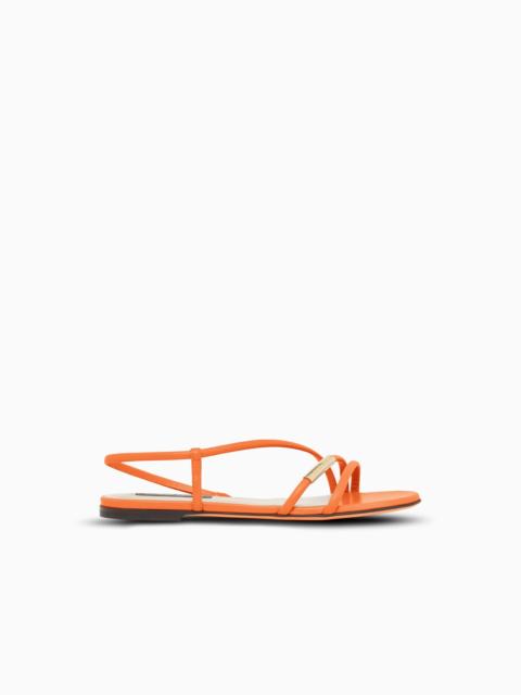 FLAT LEATHER SANDALS