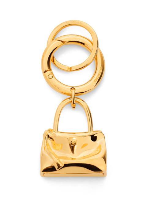Carousel Rodeo Keychain in Shiny Gold