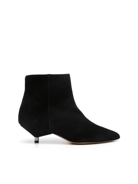 45mm suede ankle boots