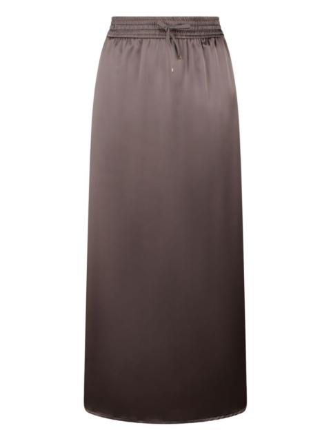 drawstring A-line skirt