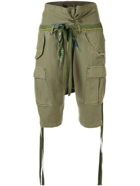 slim-fit cargo shorts