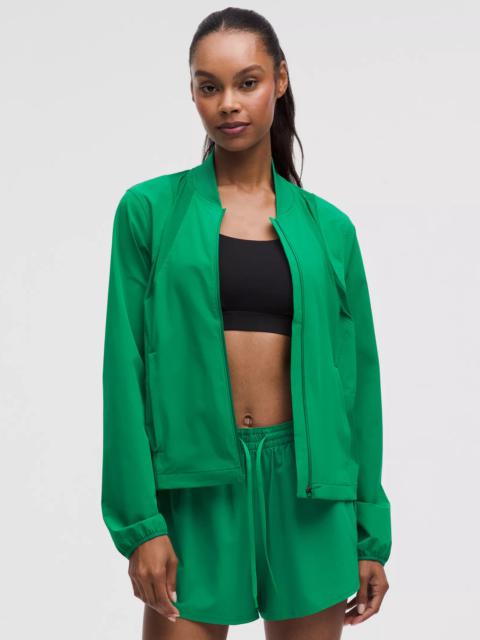 Mesh-Ventilated Tennis Jacket