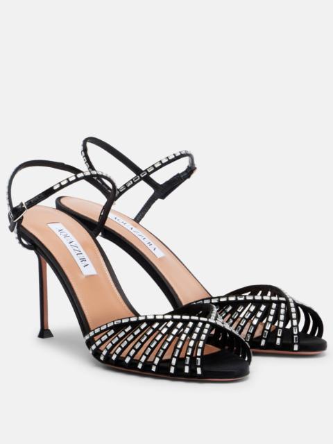 Hold Me 85 crystal-embellished sandals
