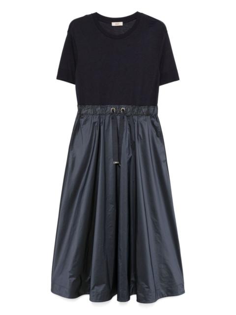 panelled midi dress