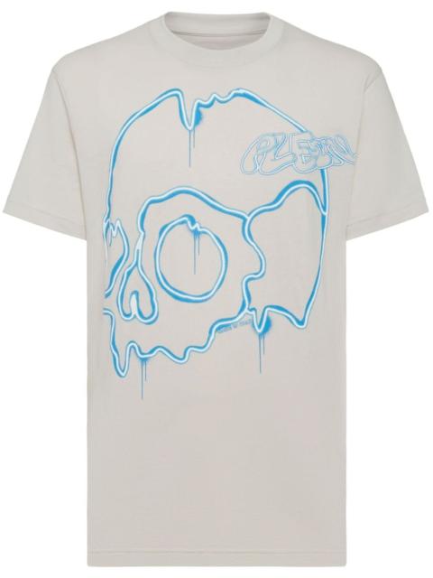 Dripping Skull graphic-print T-shirt