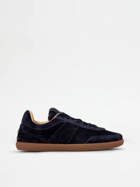 TOD'S TABS SNEAKERS IN SUEDE - BLUE
