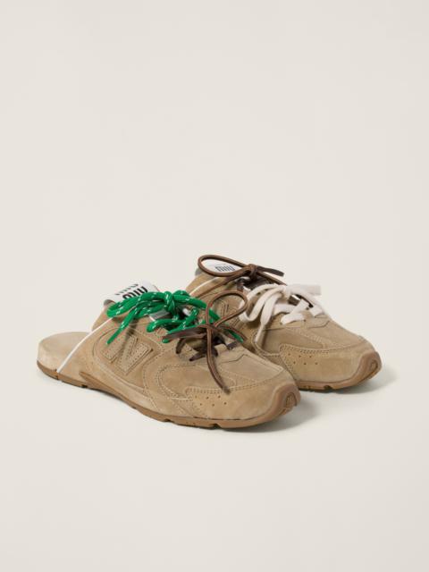 New Balance X Miu Miu 530 SL faded suede mules