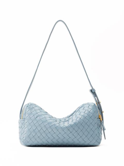 Trousse Woven Leather Artic Blue