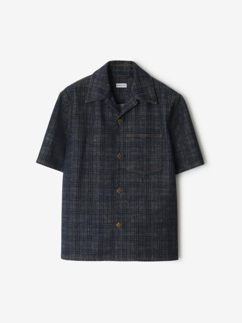 Relaxed Fit Check Denim Shirt