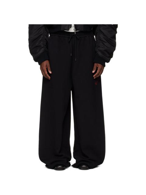SSENSE Exclusive Black Raw-Cut Bontan Lounge Pants