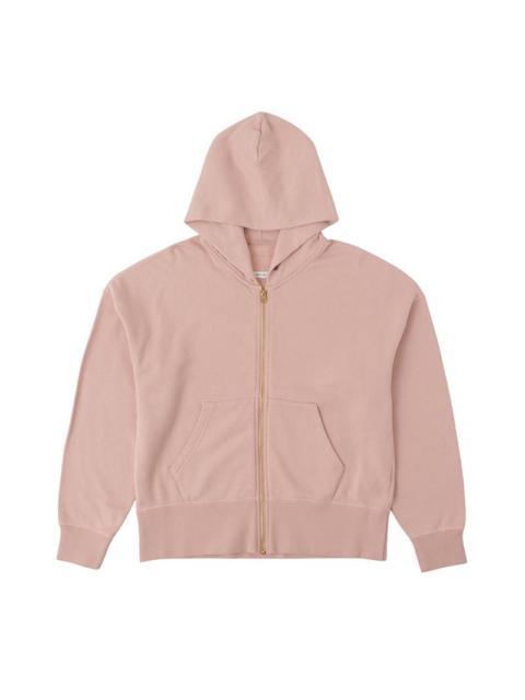 COURT HOODIE F.Z. (C/WS) PINK